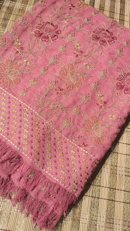 Karandi Embroidered Shawl