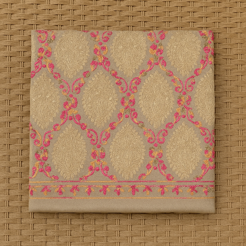 Pashmina embroidered shawl