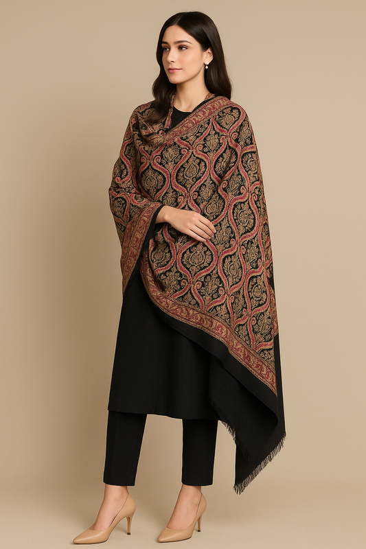 Luxury Pashmina Paisley Shawl