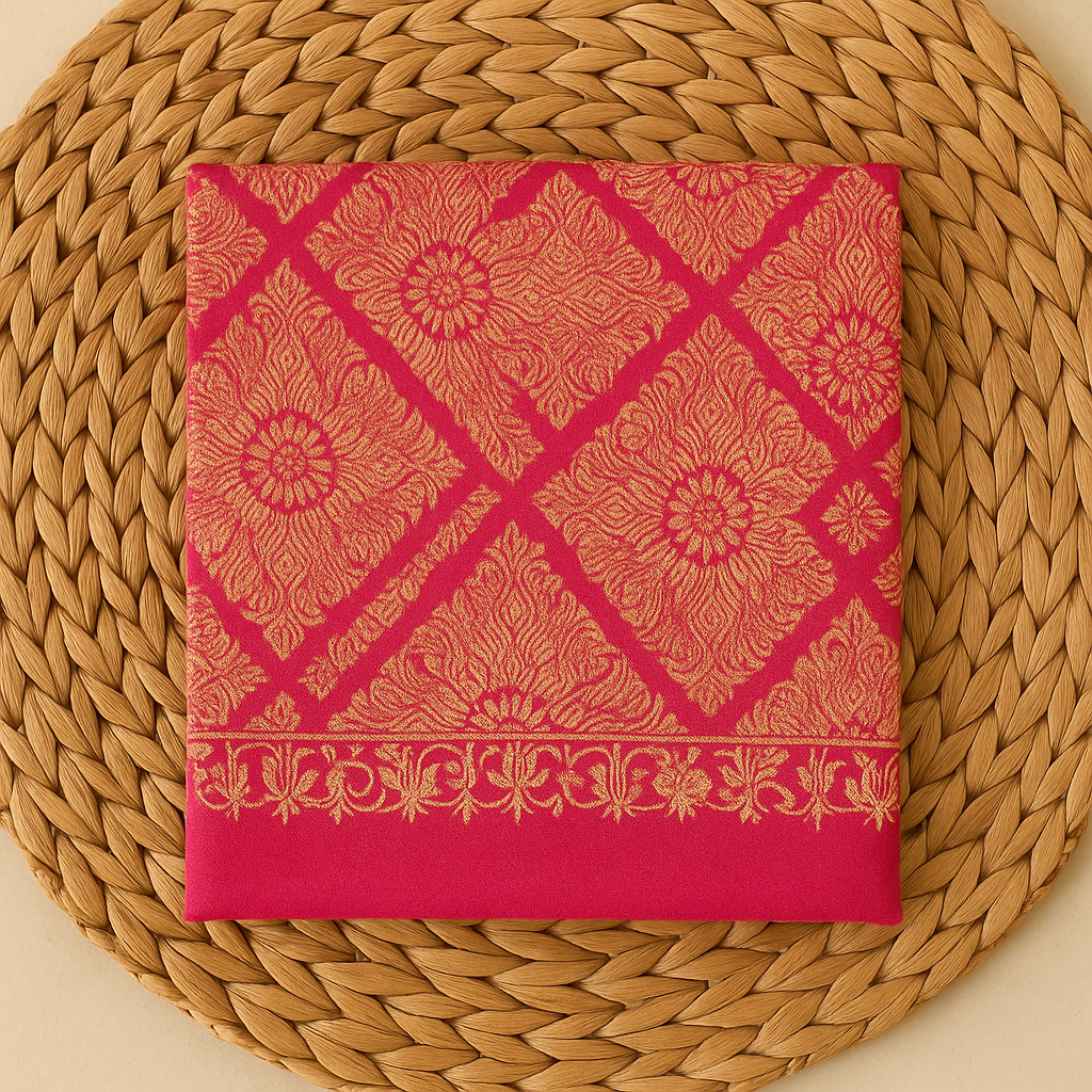 Luxurious pink pashmina shawl