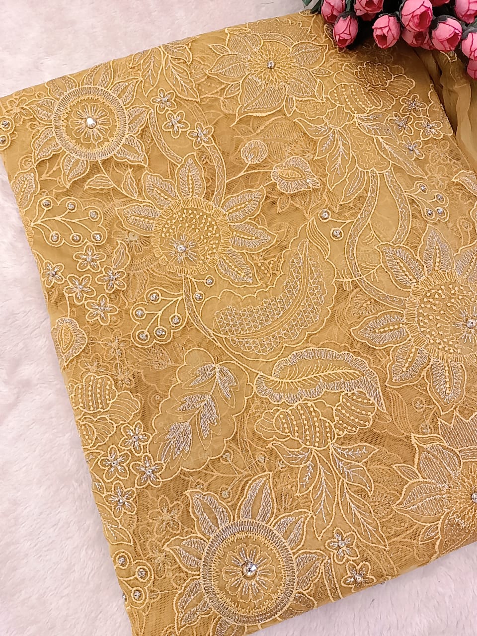 Sun-Kissed Floral Laser-Cut Appliqué