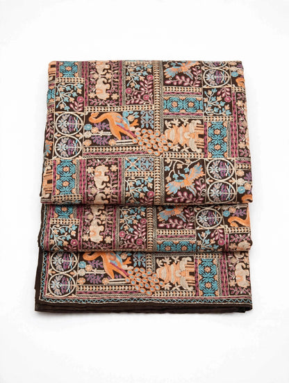 Mastani - Dark Chocolate Brown Heavily Embroidered