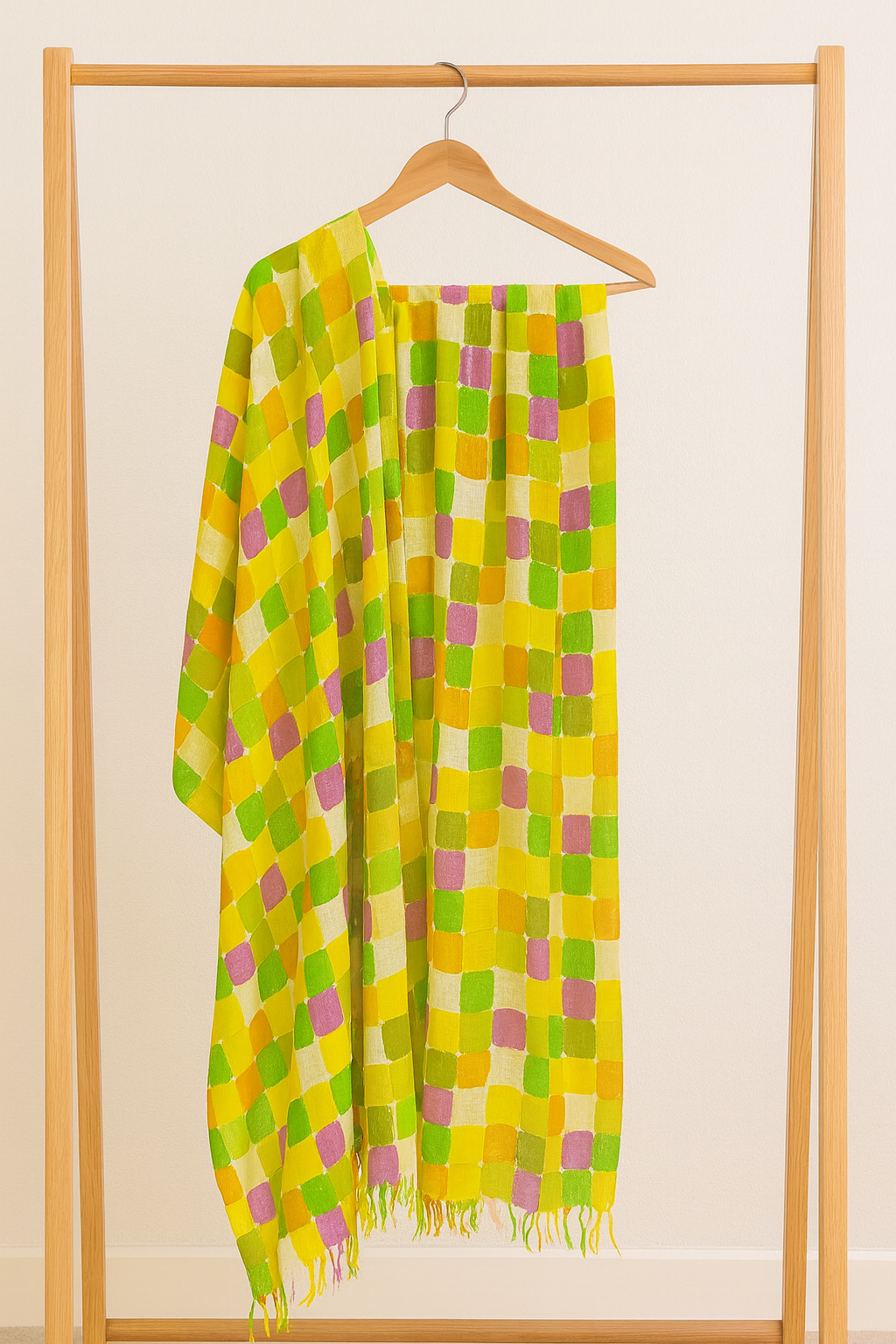 Vibrant Multicolor Printed Pashmina Shawl