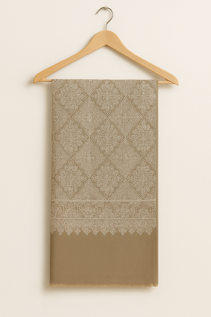 Beige Pashmina shawl