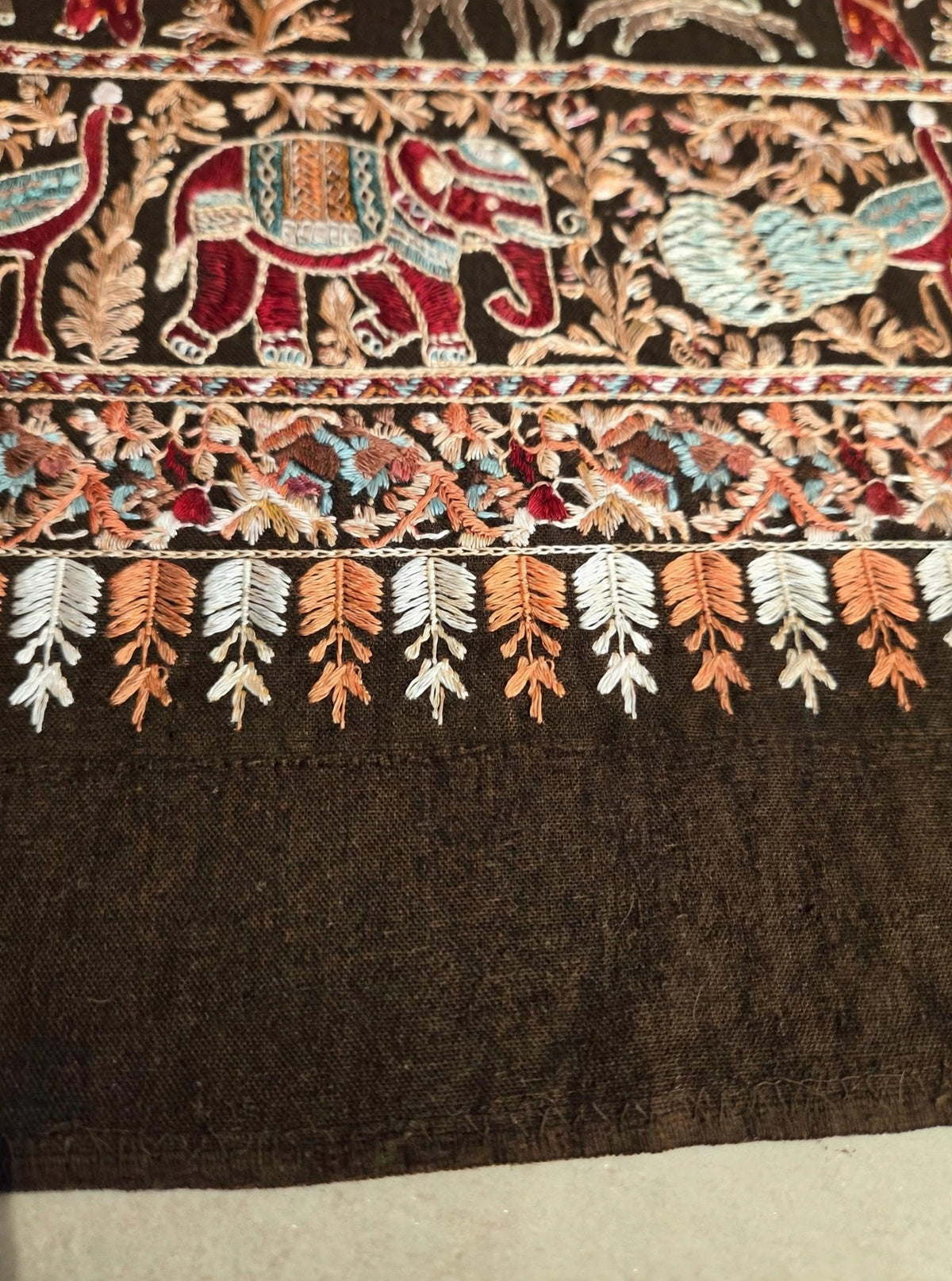 The Royal Shikargah - Heirloom Pashmina Nalki Shawl