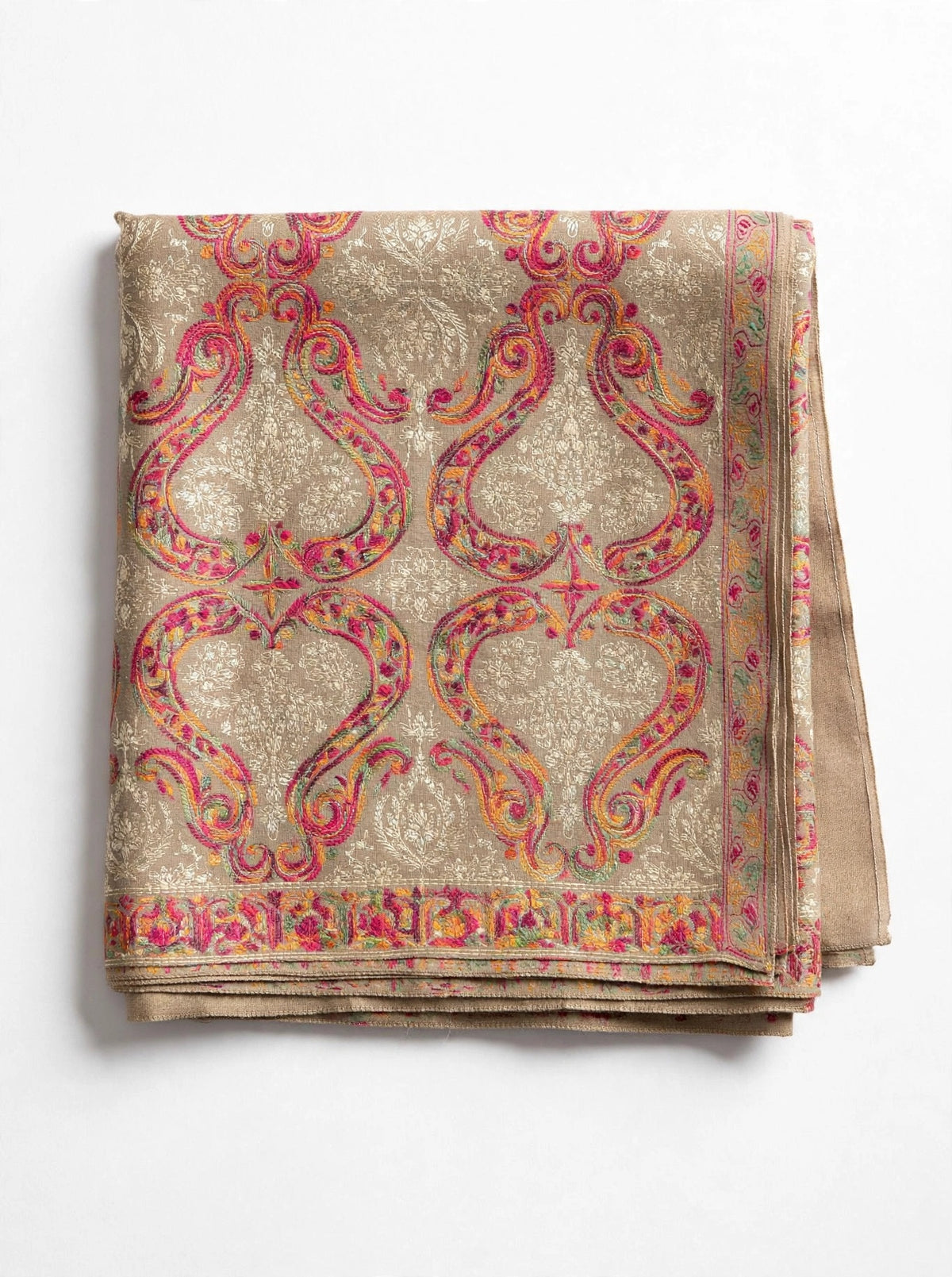 Pashmina aari embroidery