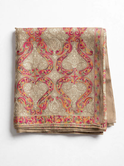 Pashmina aari embroidery