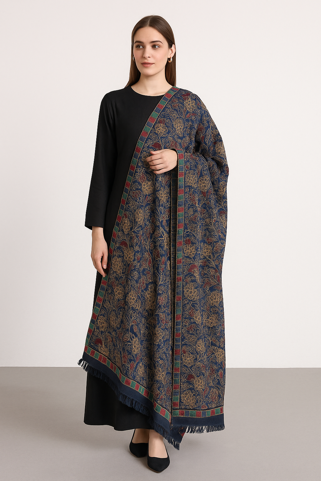 Karandi Embroidered Shawl