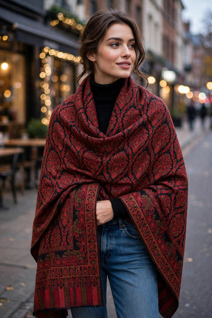 Kani weave shawl