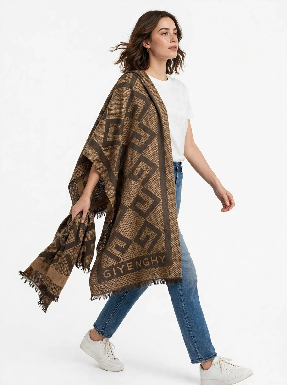 Luxury Wool Scarf Women - Soft Warm Pashmina Shawl