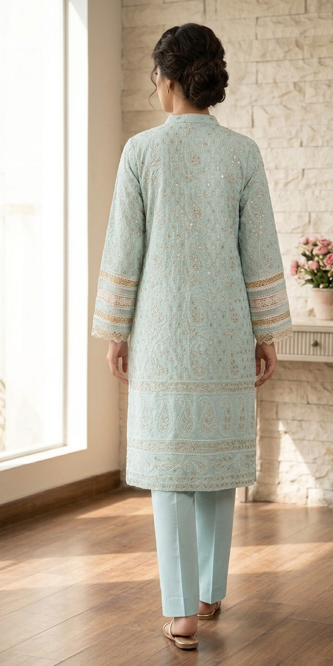 Pure Indian Chikankari