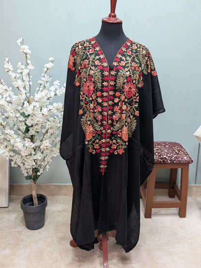Capshawl Kashmiri embroidery pashmina