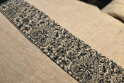 Sozni Embroidered Border Pashmina