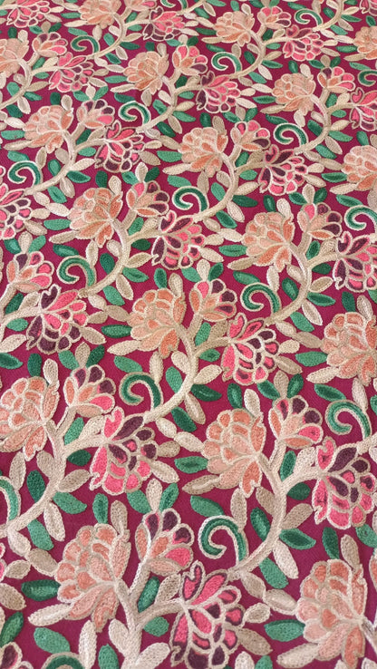 Aari Embroidered Pashmina Shawl