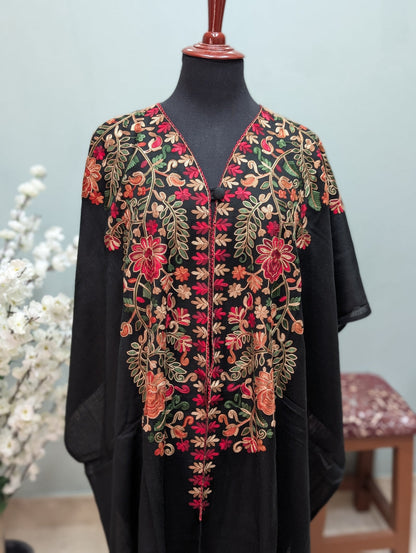 Capshawl Kashmiri embroidery pashmina