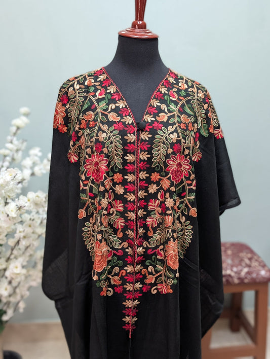 Capshawl Kashmiri embroidery pashmina