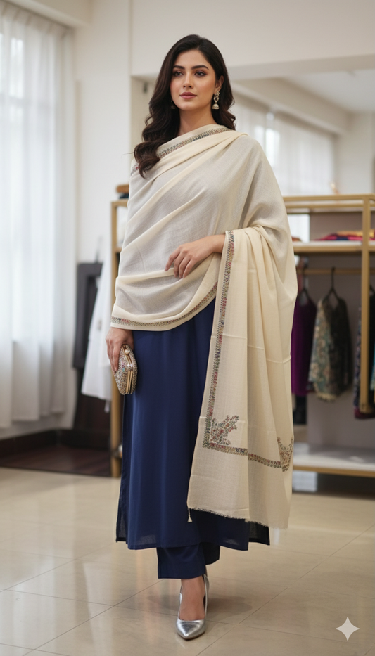 Luxury handcrafted Pashmina Shawl