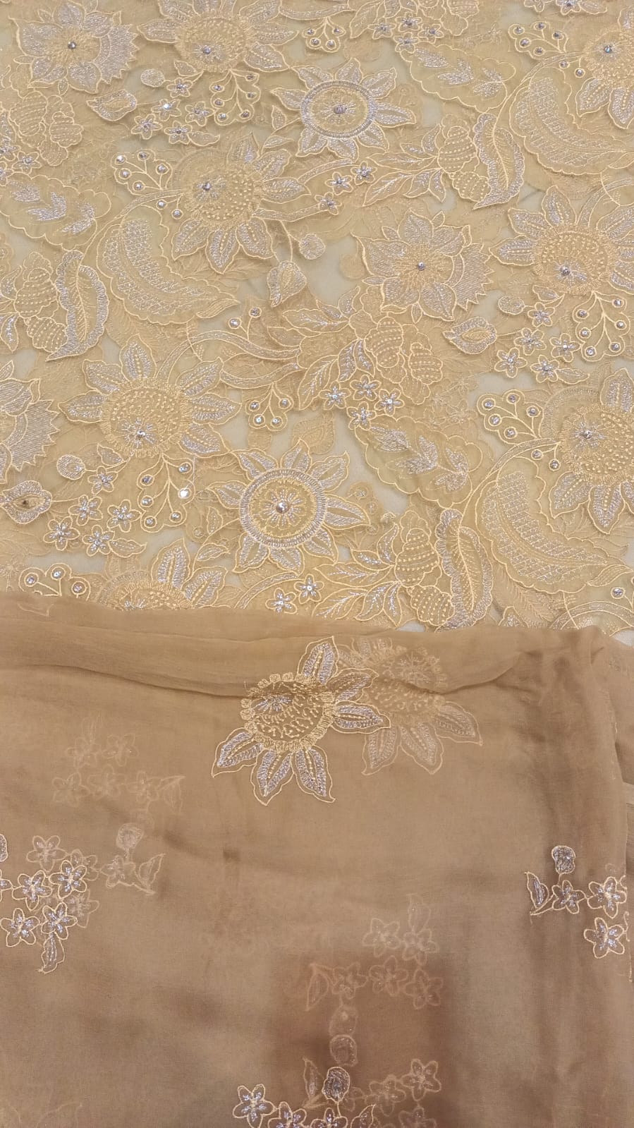 Sun-Kissed Floral Laser-Cut Appliqué