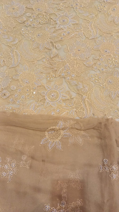 Sun-Kissed Floral Laser-Cut Appliqué