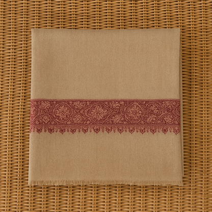 Luxury Striped Pashmina Printed Shawl