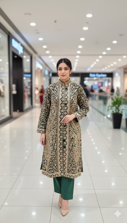 Exquisite Embroidered Silk Jacket