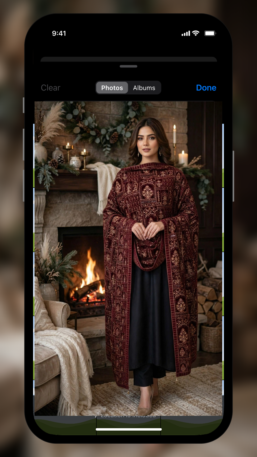 Luxurious Maroon Velvet Embroidered Shawl  Intricate Golden tilla Work Wrap