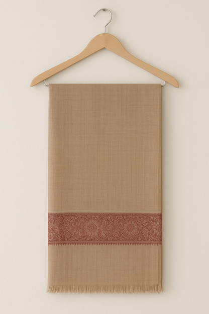 Luxury Striped Pashmina Printed Shawl