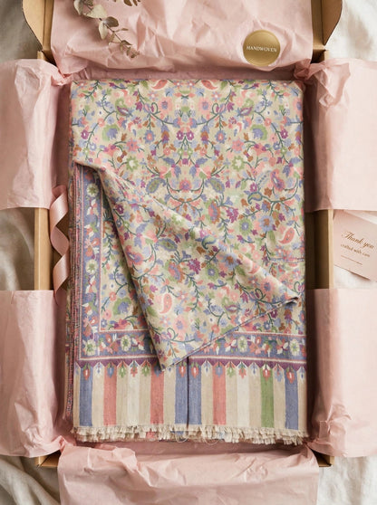 Kani weave shawl