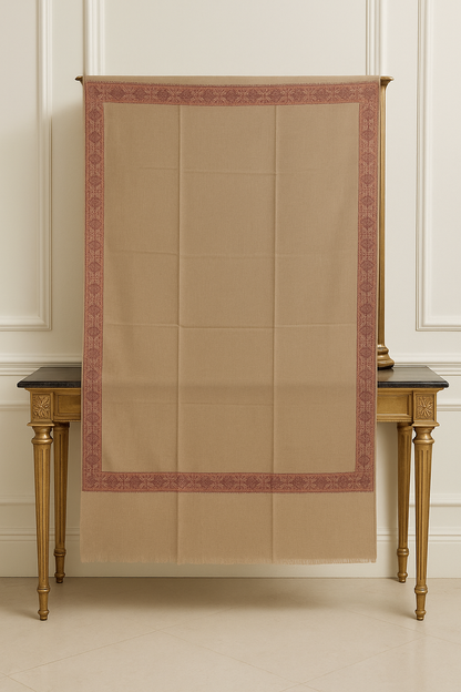 Luxury Striped Pashmina Printed Shawl