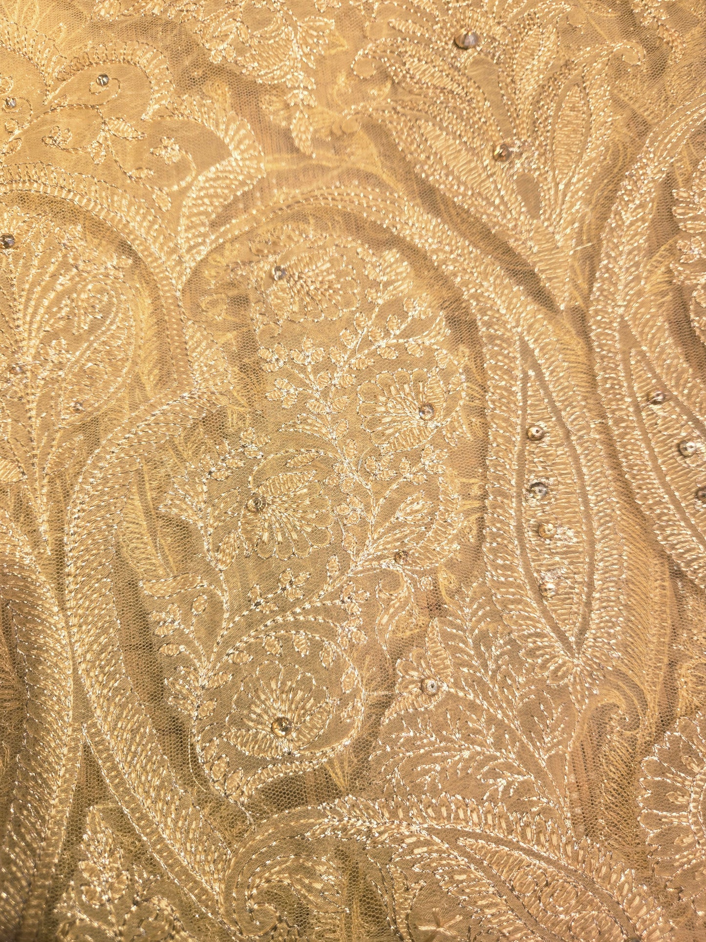 Cream Embroidered