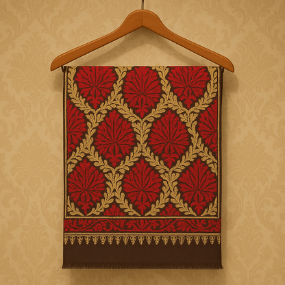 Luxury Aari Embroidery Pashmina Shawl