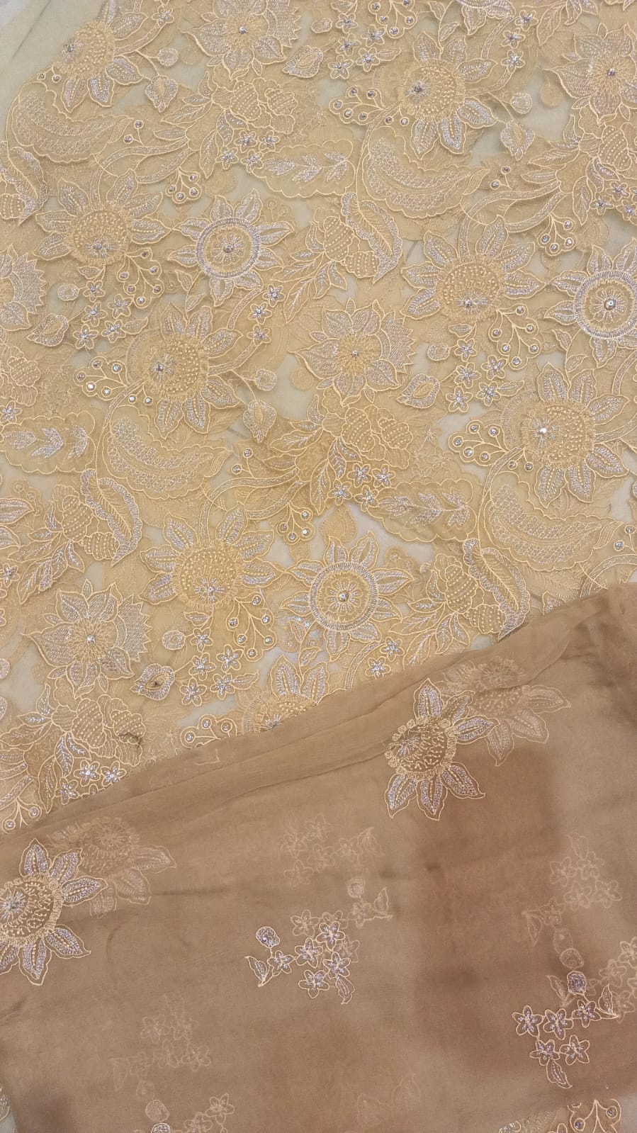 Sun-Kissed Floral Laser-Cut Appliqué