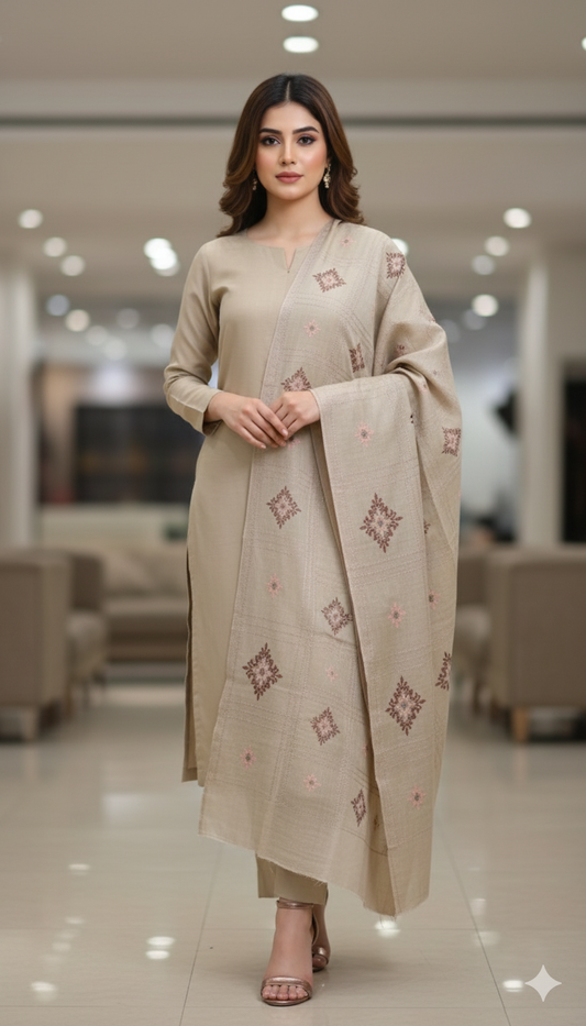 Embroidered Pashmina Shawl