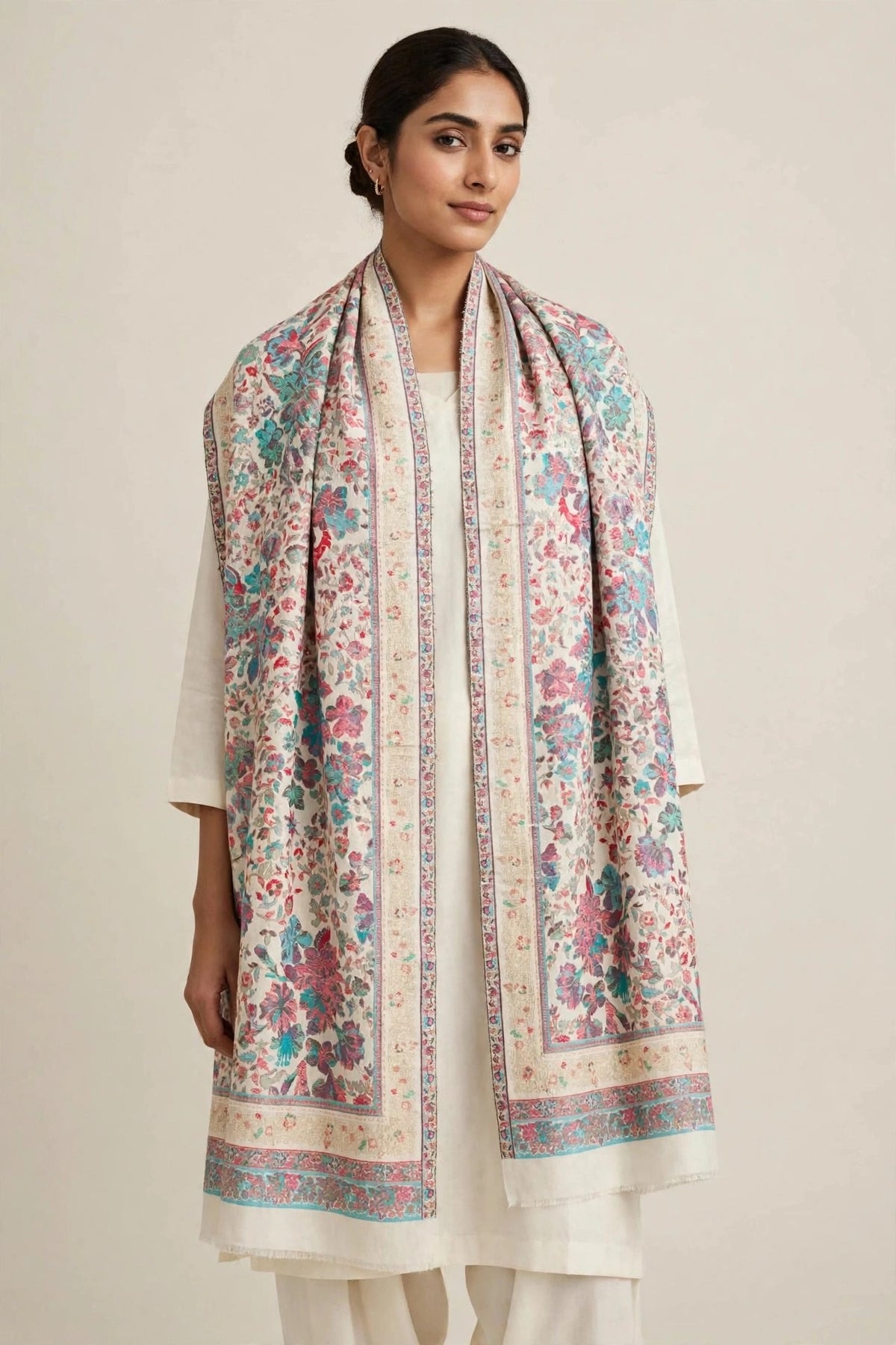 Kani weave shawl