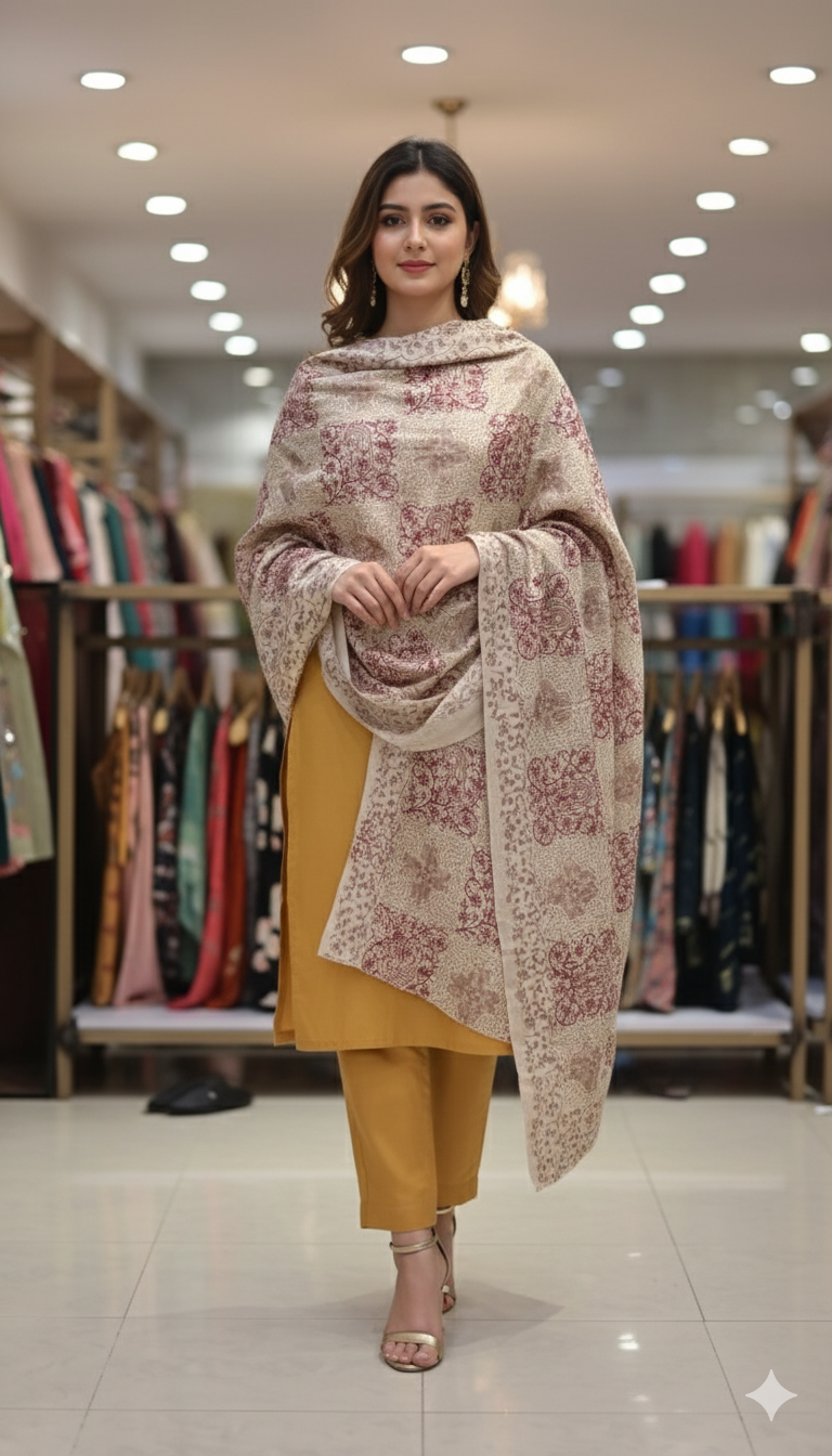 Pashmina Embroidered Shawl