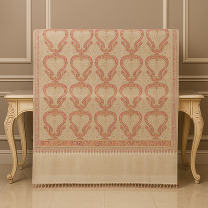 Luxurious embroidered pashmina shawl