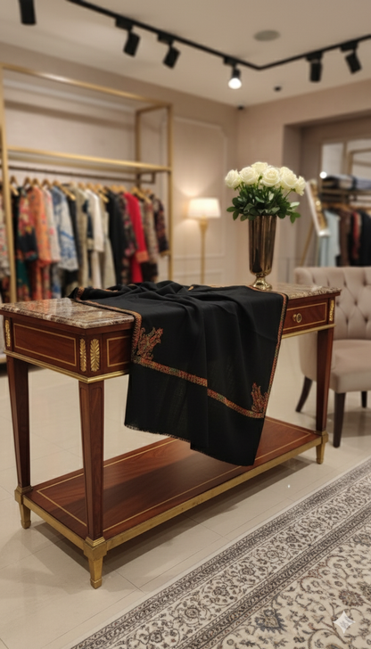 Black Pashmina Shawl