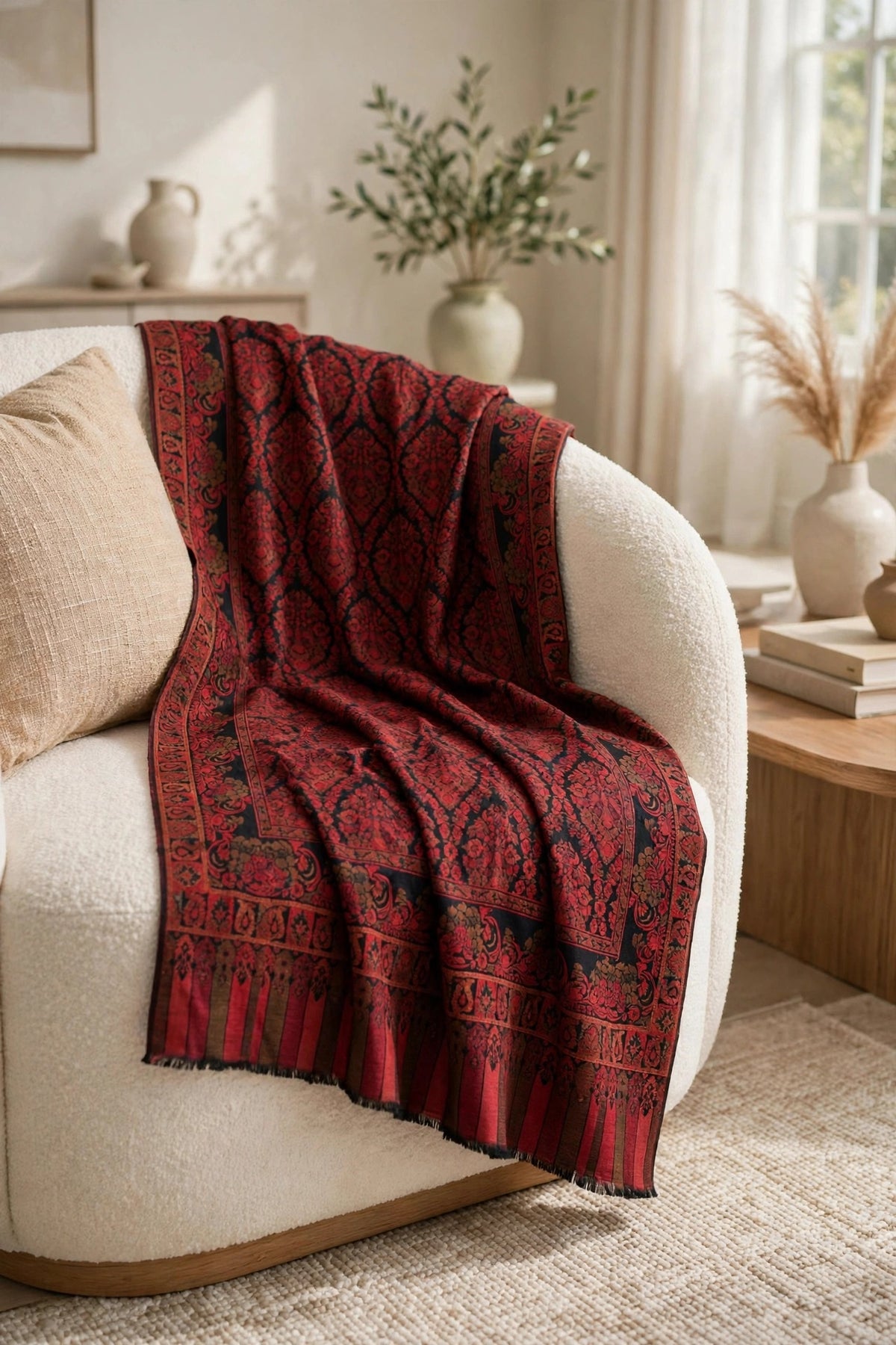 Kani weave shawl