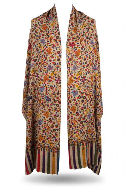 Kalamkari printed Floral & Paisley Pattern Wrap