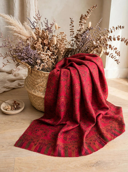 Kani weave shawl