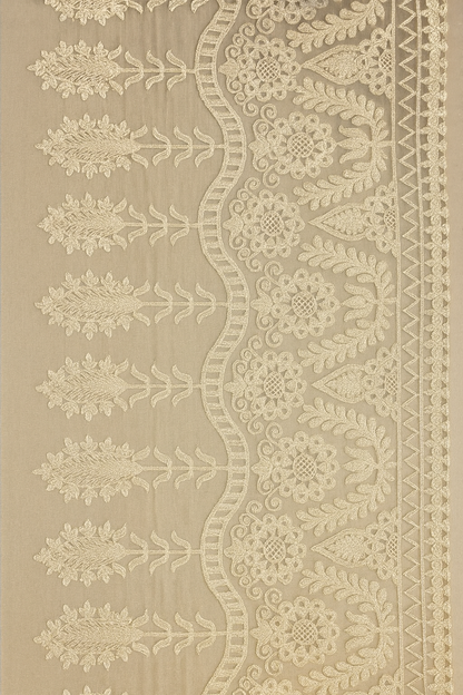 Organza Aari Embroidery Dupatta