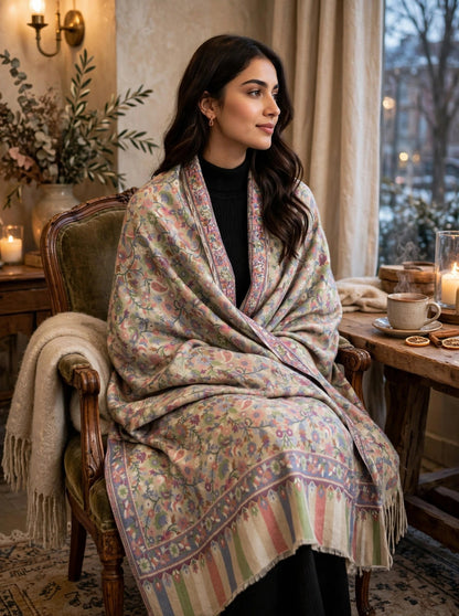Kani weave shawl