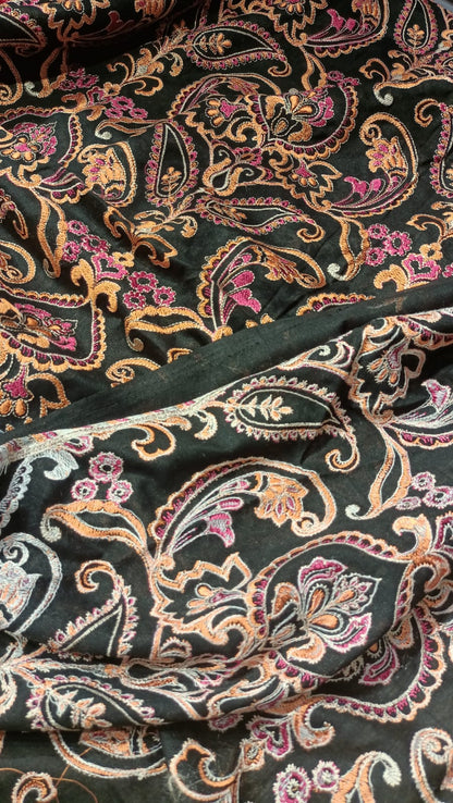 Karandi embroidered shawl