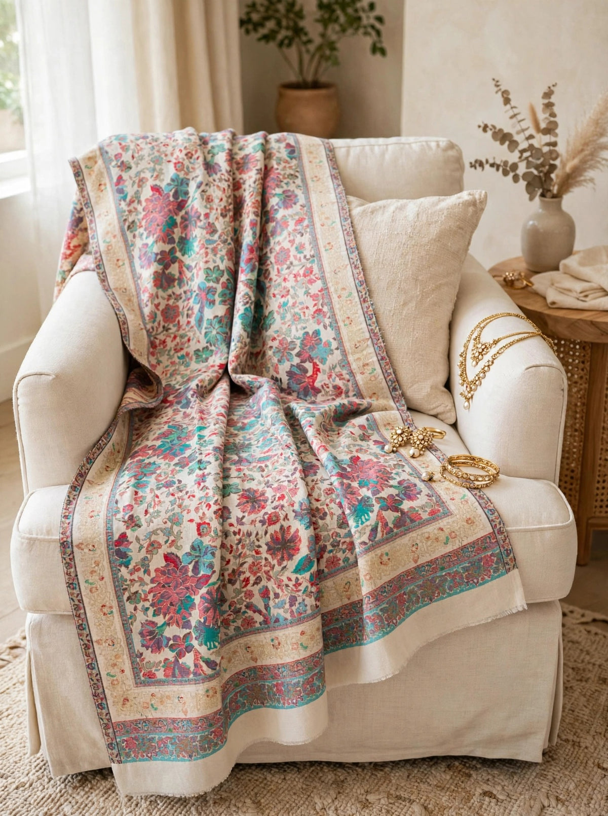 Kani weave shawl