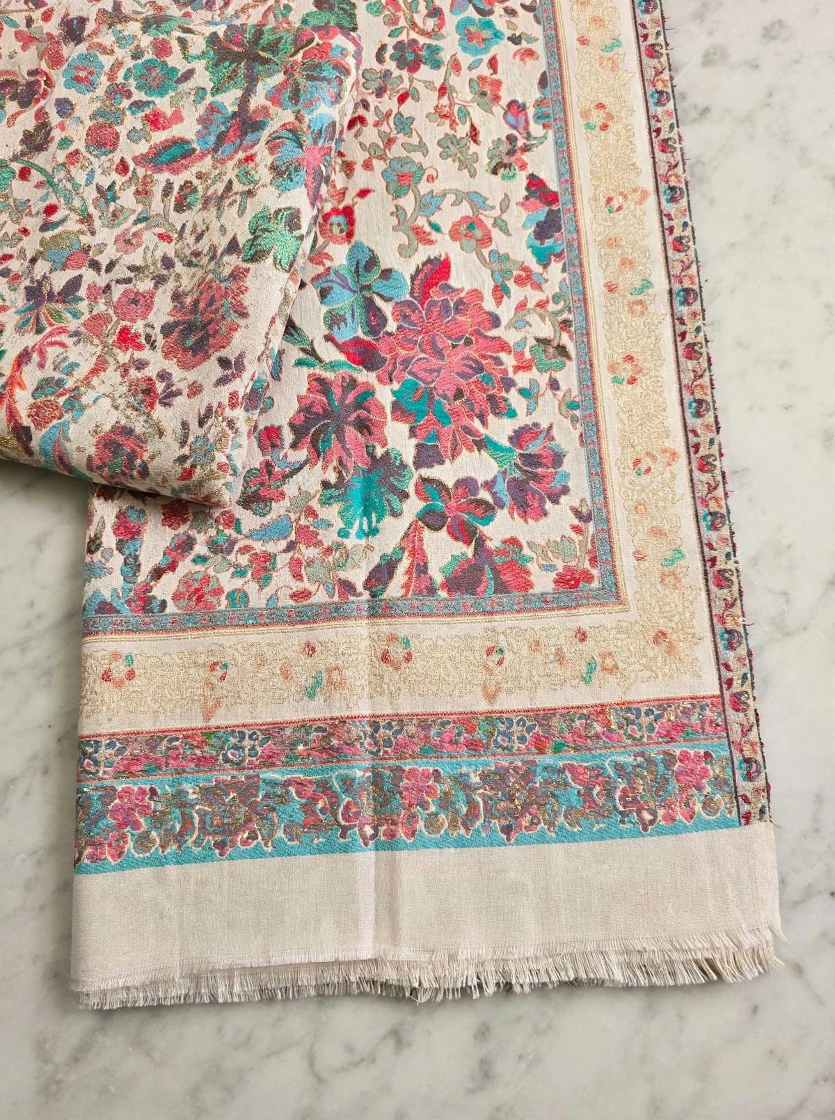 Kani weave shawl