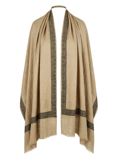 Sozni Embroidered Border Pashmina