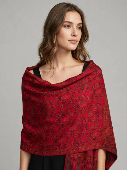 Kani weave shawl