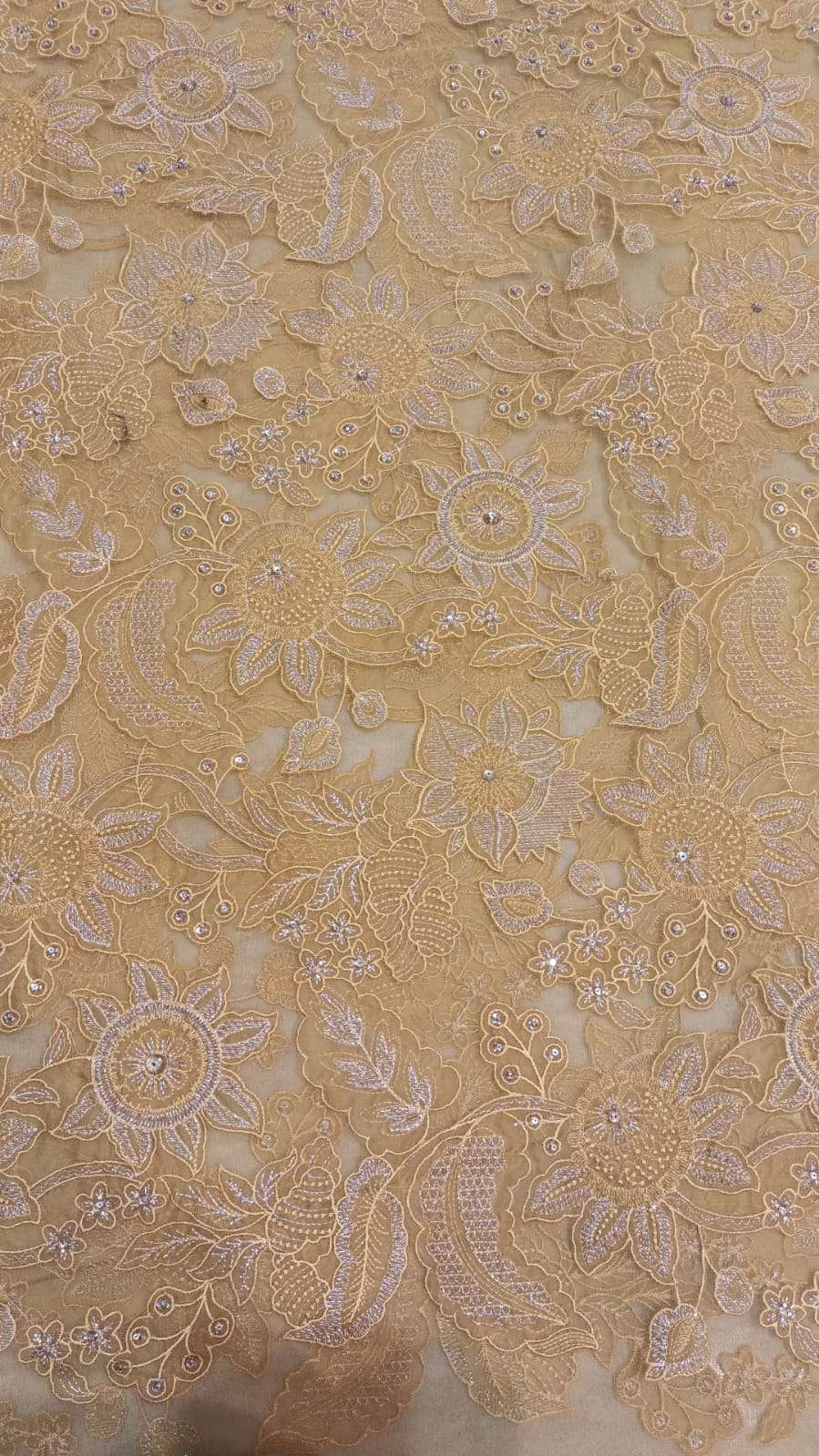 Sun-Kissed Floral Laser-Cut Appliqué
