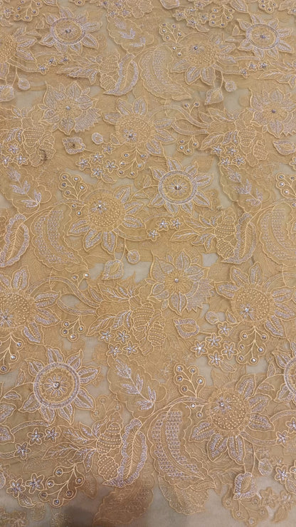 Sun-Kissed Floral Laser-Cut Appliqué
