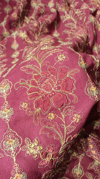 Karandi embroidered shawl